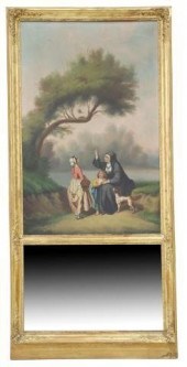 FRENCH GILTWOOD TRUMEAU WALL M
