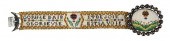 FRENCH GLASS BEAD SABLE BRACEL