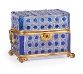 FRENCH GLASS DRESSER BOXFrench