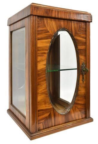 FRENCH GLAZED WALL VITRINE