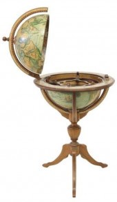 FRENCH GLOBE FORM PRINTED ZODI