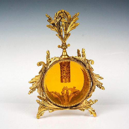 FRENCH GOLD ORMOLU FILIGREE PERFUME