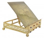 FRENCH GOTHIC REVIVAL BRASS MI