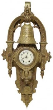 FRENCH GOTHIC REVIVAL BRONZE E