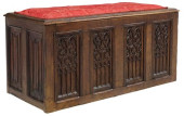 FRENCH GOTHIC REVIVAL CARVED O