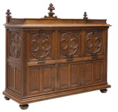FRENCH GOTHIC REVIVAL CARVED O