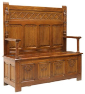 FRENCH GOTHIC REVIVAL CARVED O