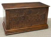 FRENCH GOTHIC REVIVAL CARVED O