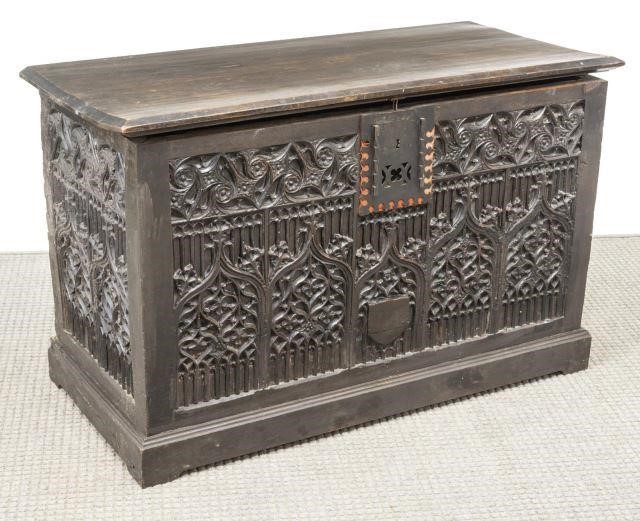 FRENCH GOTHIC REVIVAL CARVED