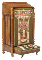 FRENCH GOTHIC REVIVAL CARVED W