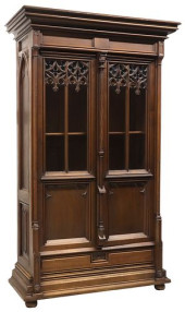 FRENCH GOTHIC REVIVAL CARVED W