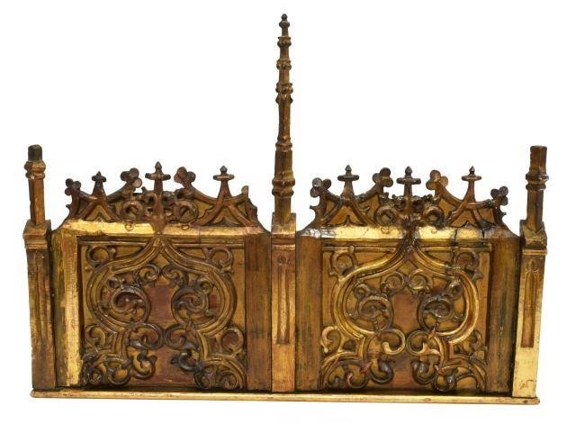 FRENCH GOTHIC REVIVAL GILT
