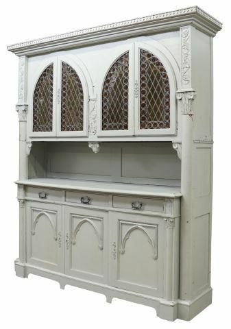 FRENCH GOTHIC REVIVAL SIDEBOARD