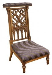 FRENCH GOTHIC REVIVAL WALNUT P