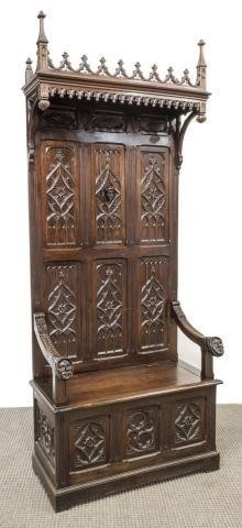 FRENCH GOTHIC REVIVAL WELL-CARVED