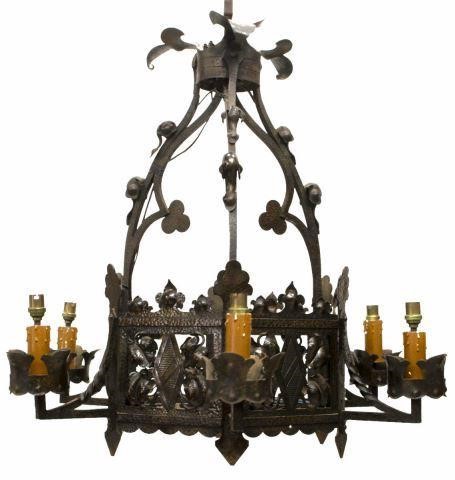 FRENCH GOTHIC REVIVAL WROUGHT