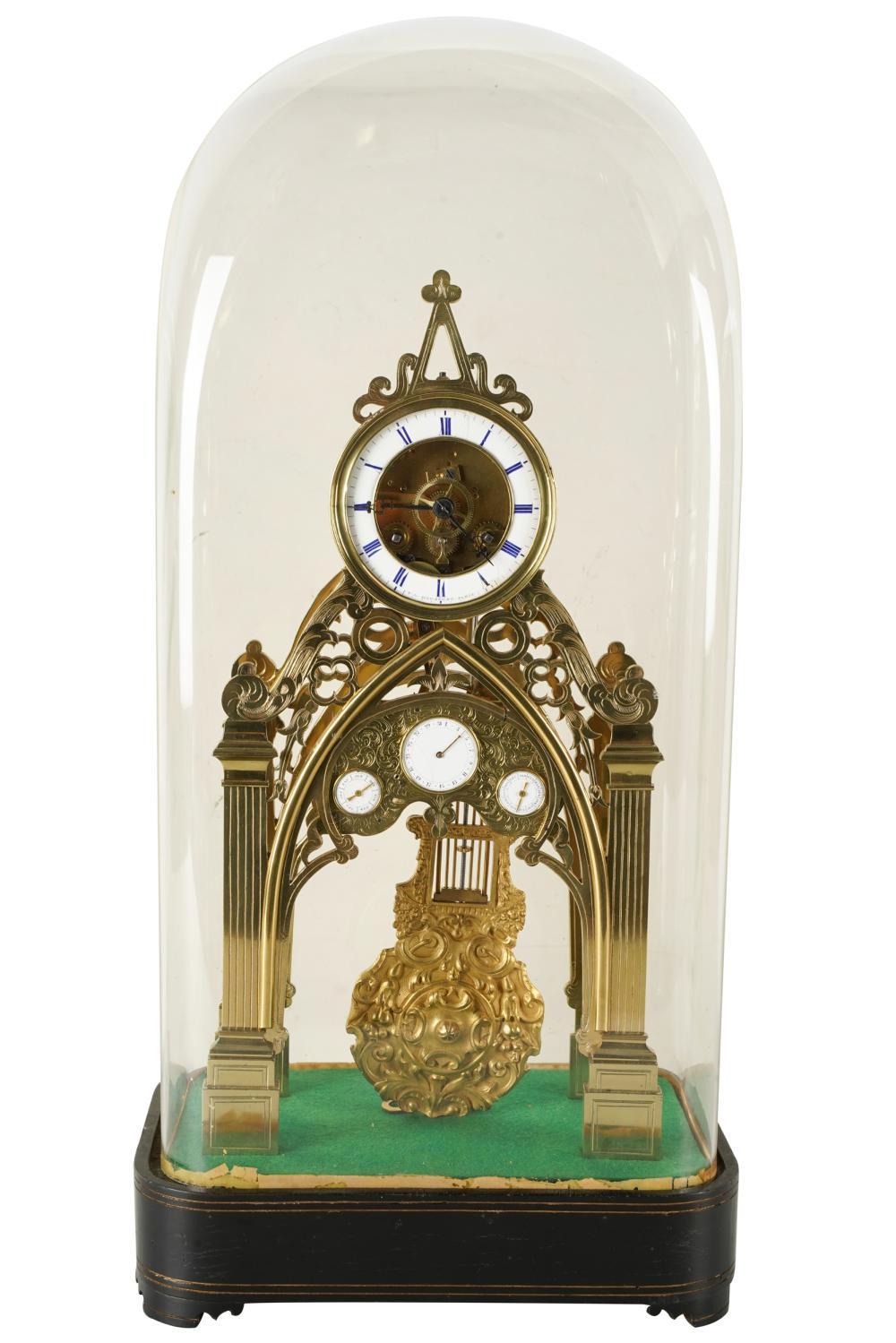 FRENCH GOTHIC STYLE BRASS