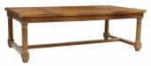 FRENCH GOTHIC STYLE WALNUT DRA