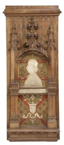 FRENCH GOTHIC STYLE WOOD & STONE