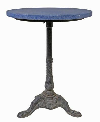 FRENCH GRANITE-TOP CAST IRON BISTRO