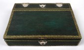 FRENCH GREEN MOROCCAN LEATHER