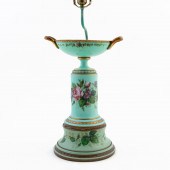 FRENCH GREEN OPALINE GLASS TAZ