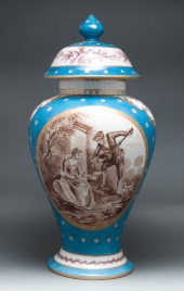 French grisaille paint and tra