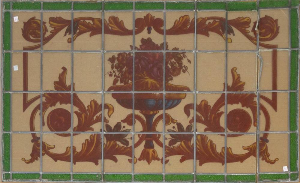 FRENCH GRISAILLE PAINTED GREEN