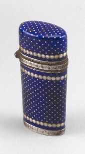 FRENCH GUILLOCHÉ ENAMEL AND ST