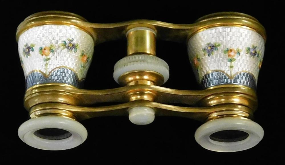 FRENCH GUILLOCHE ENAMEL OPERA