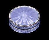 FRENCH GUILLOCHE ENAMEL SILVER