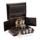 FRENCH GUTTA PERCHA MOUNTED BU