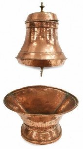 FRENCH HAMMERED COPPER LAVABO