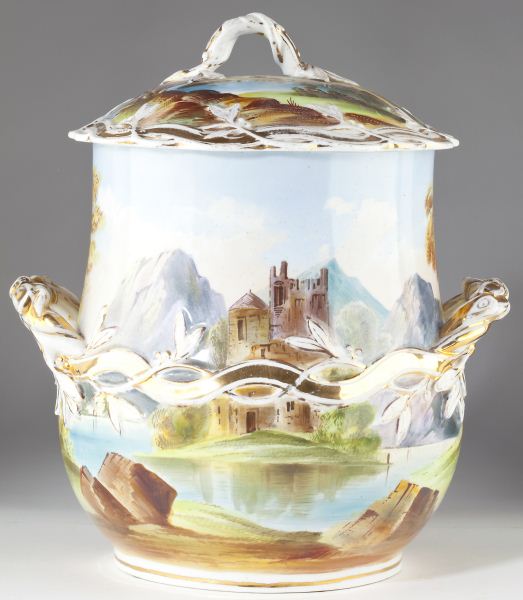 French Hand-Decorated Lidded