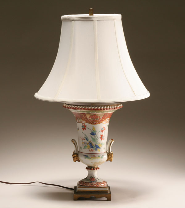 French hand painted and gilt