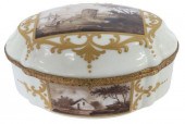 FRENCH HAND-PAINTED PORCELAIN