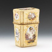 FRENCH HAND PAINTED PORCELAIN