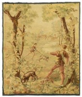 FRENCH HAND-WOVEN TAPESTRY, HU