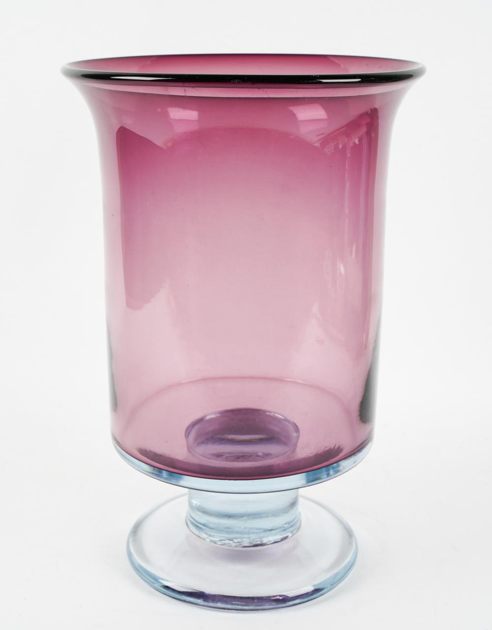 FRENCH HANDBLOWN AMETHYST GLASS