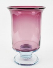 FRENCH HANDBLOWN AMETHYST GLAS