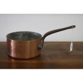 French Heavy guage copper sauc