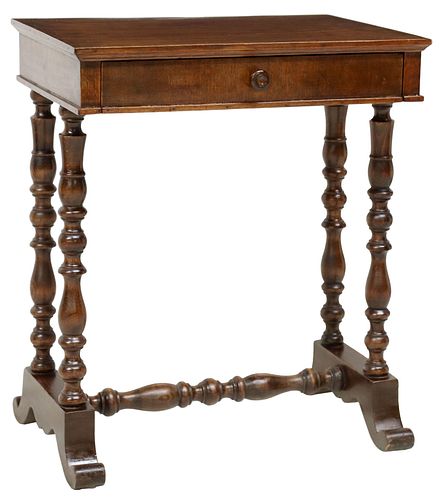 FRENCH HENRI II STYLE 1-DRAWER SIDE
