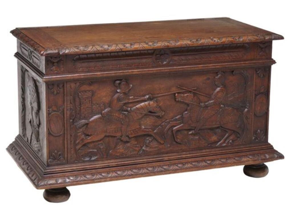 FRENCH HENRI II STYLE CARVED