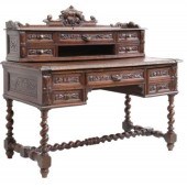 FRENCH HENRI II STYLE CARVED O