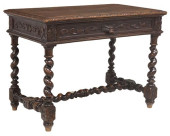 FRENCH HENRI II STYLE CARVED O