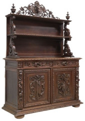FRENCH HENRI II STYLE CARVED O