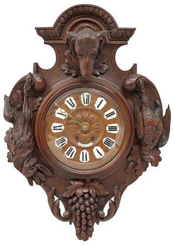 FRENCH HENRI II STYLE CARVED OAK