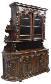 FRENCH HENRI II STYLE CARVED O