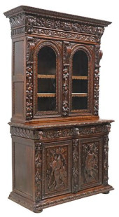 FRENCH HENRI II STYLE CARVED O