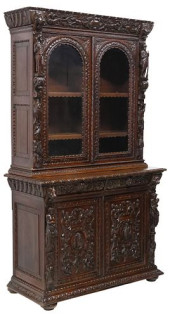 FRENCH HENRI II STYLE CARVED O